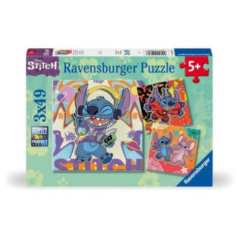 Ravensburger - Puzzle Disney Stitch in ritmul muzicii 3x49 piese - imagine 7